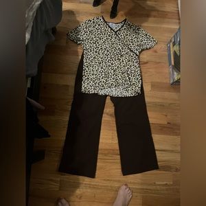 Size large scrub top and pants!